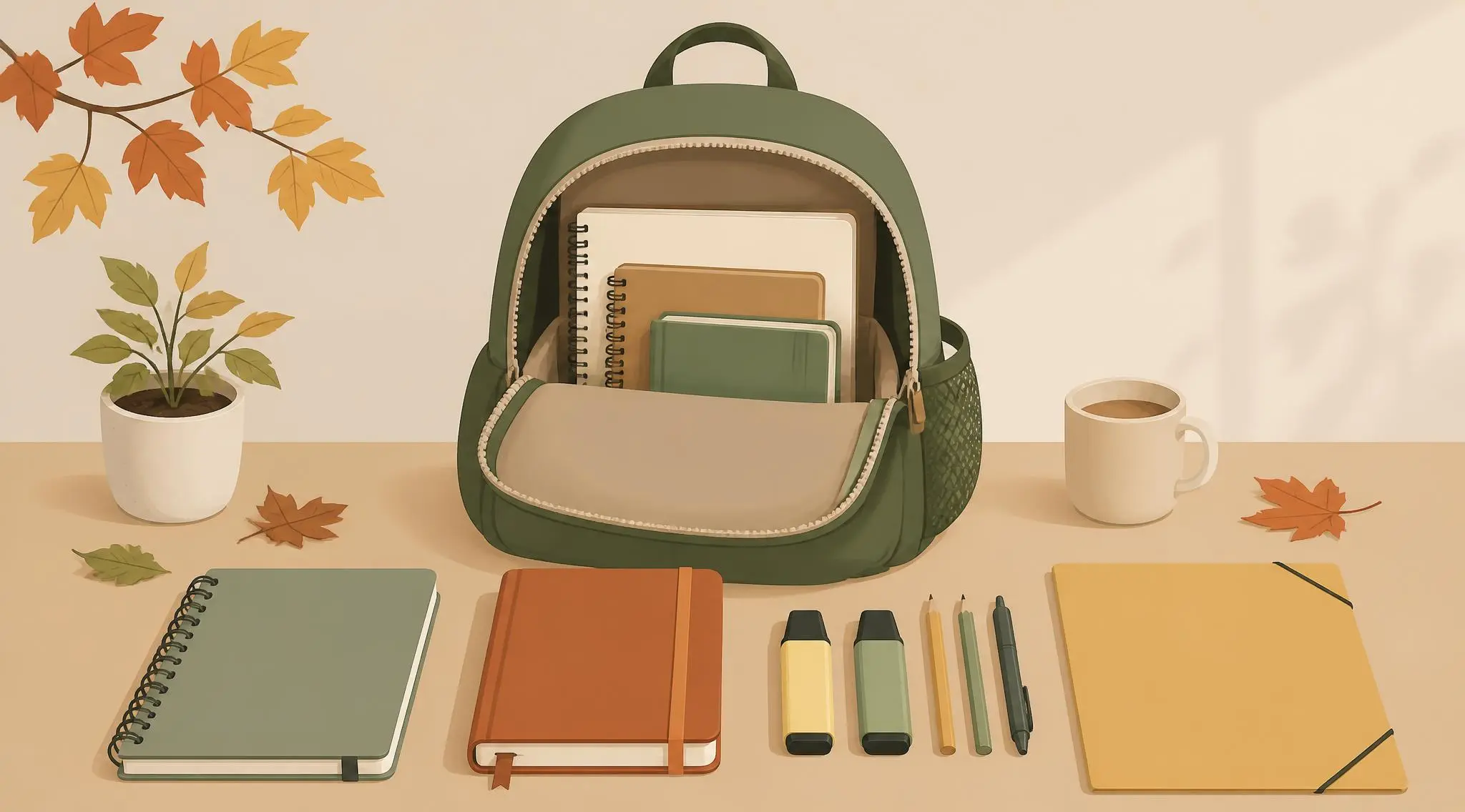 September at the Stationery Shop: Back to School in Italy (B1)